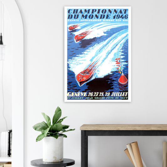 Vintage poster reprint on Premium Matte Paper - Posterify