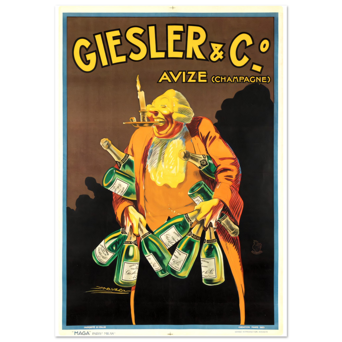 Vintage Poster reprint on Premium Matte Paper - Posterify