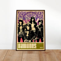 Ramones Vintage Poster reprint on Premium Poster Matte Paper - Posterify