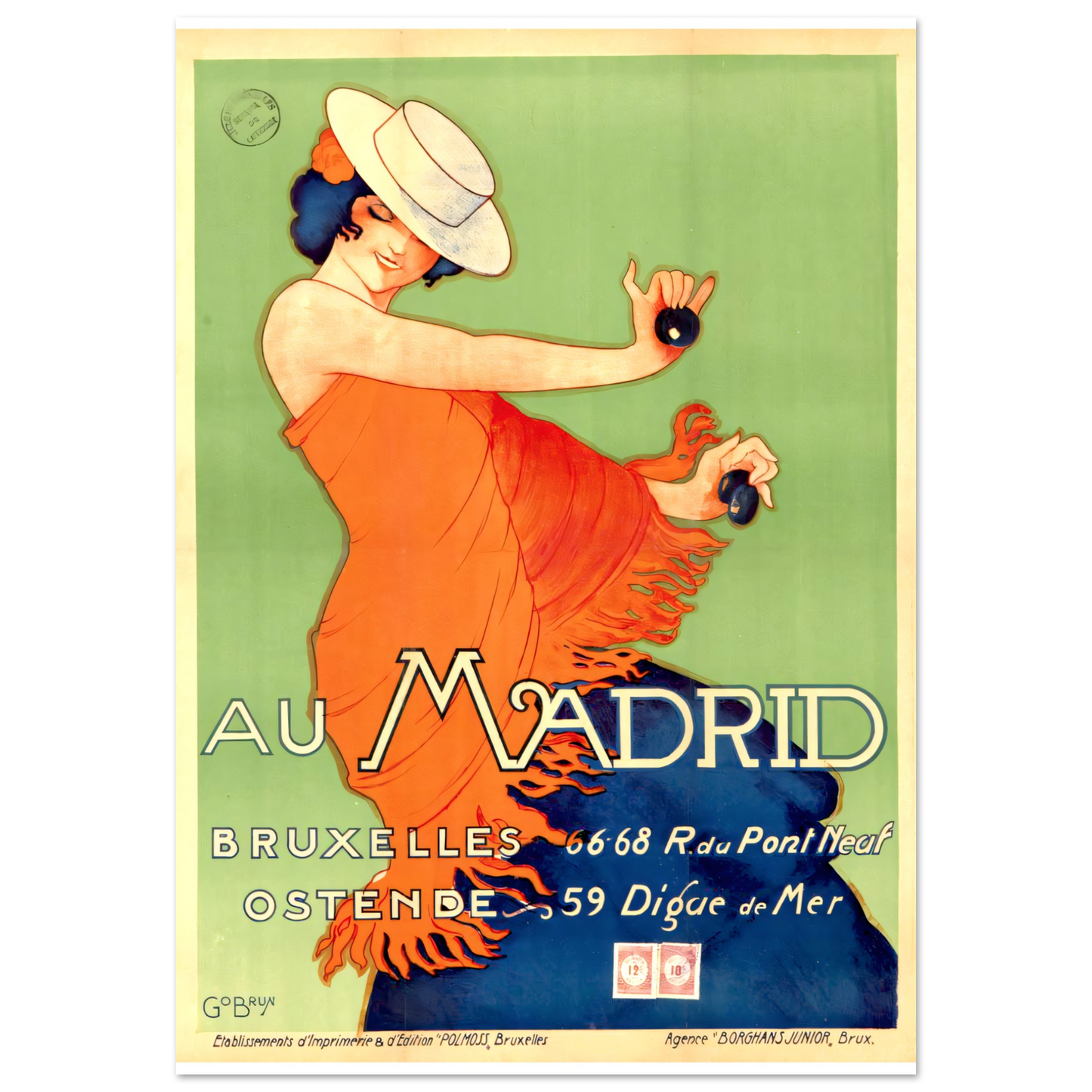 Vintage poster reprint on Premium Matte Paper - Posterify