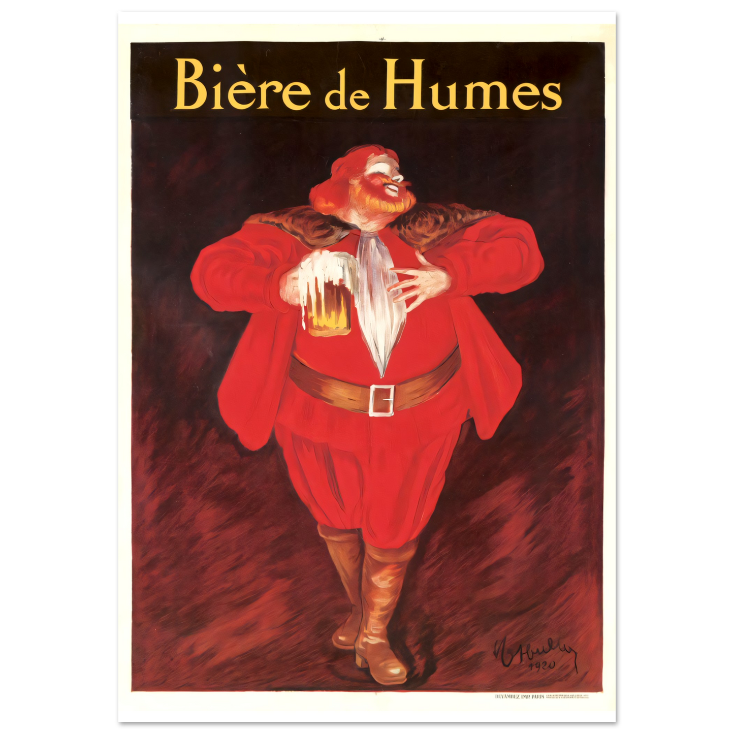 Vintage poster reprint on Premium Matte Paper - Posterify