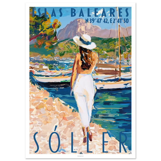 Sóller, Mallorca, Poster by Posterify Design on Premium Matte Paper - Posterify