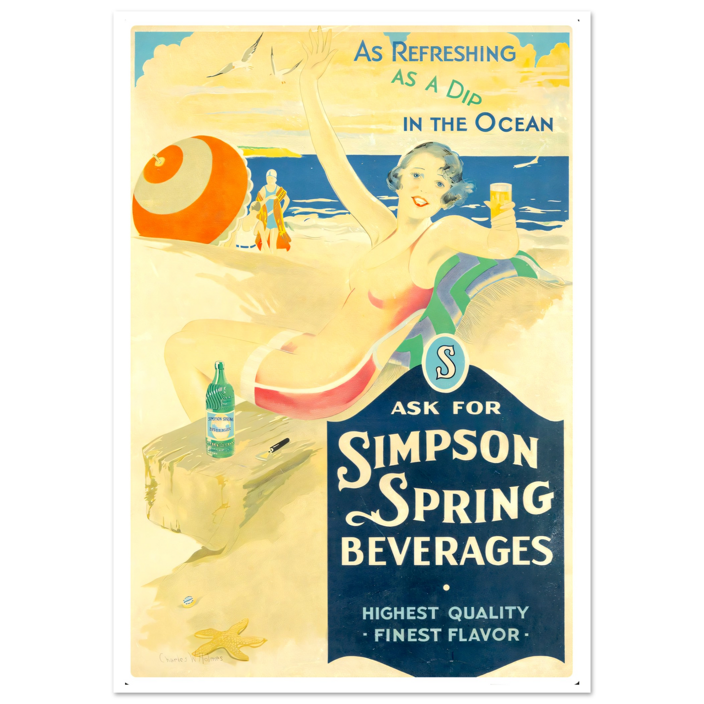 Vintage poster reprint on Premium Matte Paper - Posterify