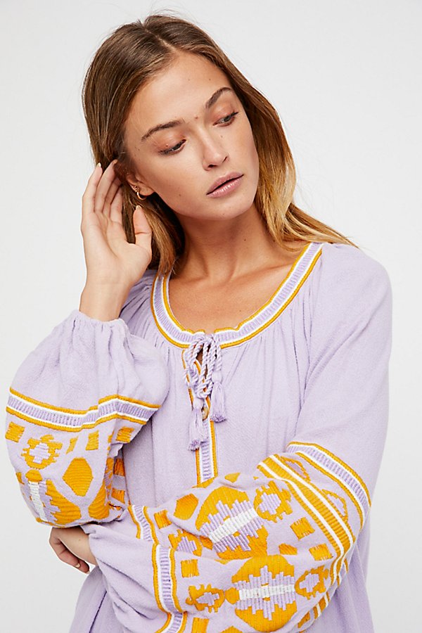women long blouses shirts lantern sleeve embroiderd tassel plus size blouse tops summer female tops hippie blusas - Posterify