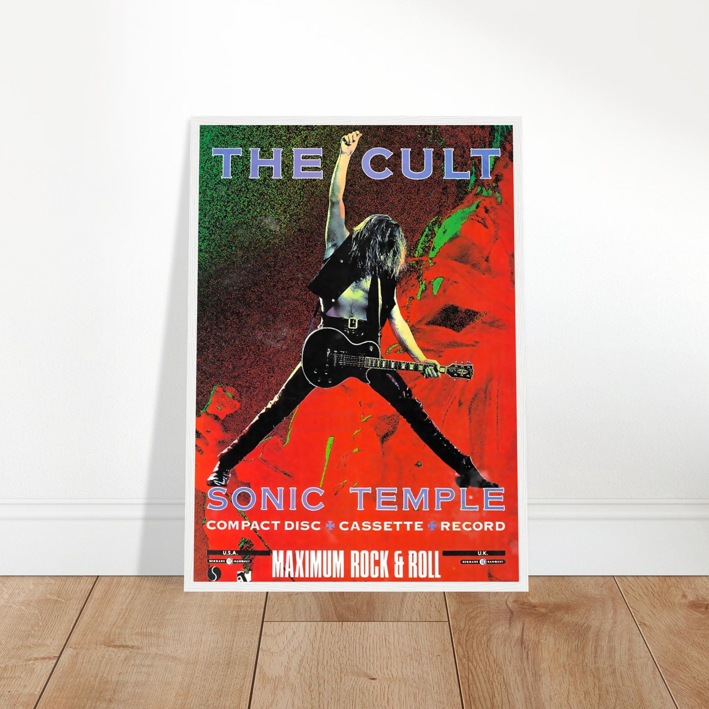 The Cult Vintage Poster Reprint on Premium Matte Paper - Posterify