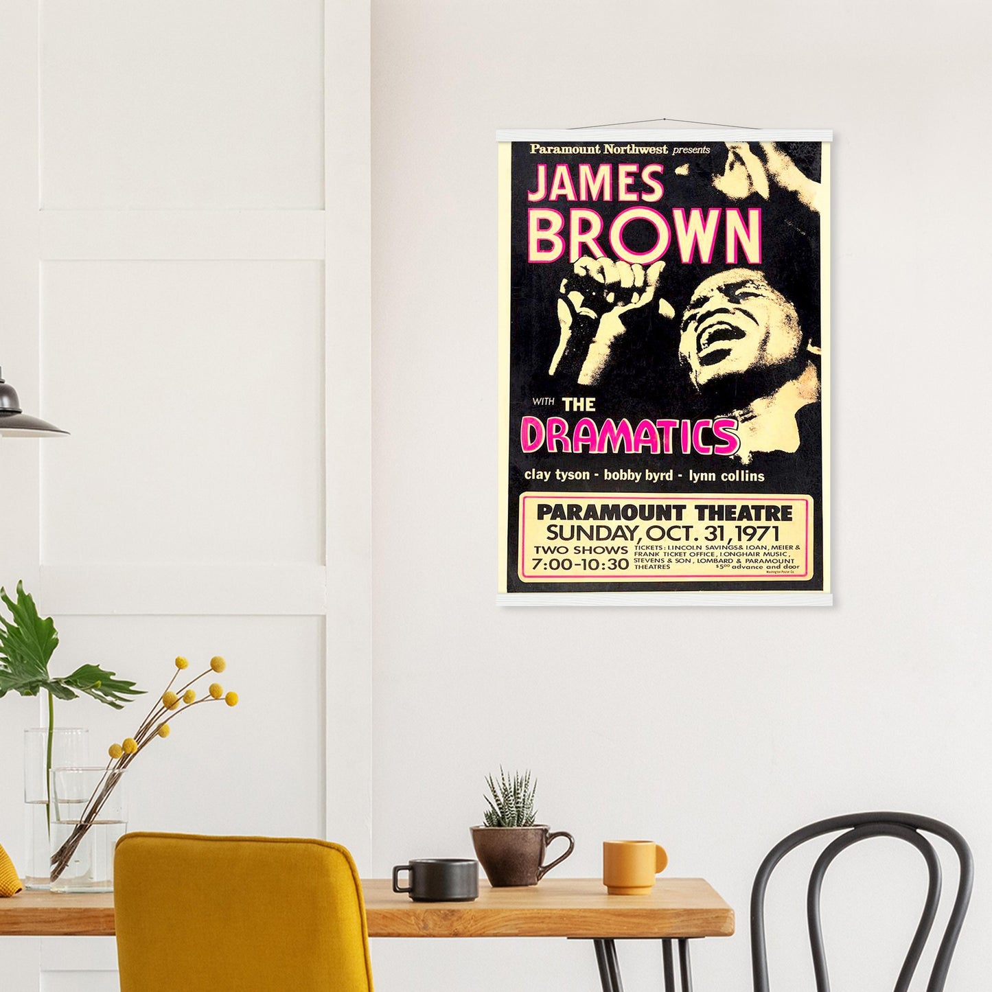 James Brown Vintage Poster Reprint on Premium Matte Paper - Posterify