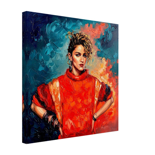 Madona, Oil Paint Style Print, Canvas, Poster, Wall art