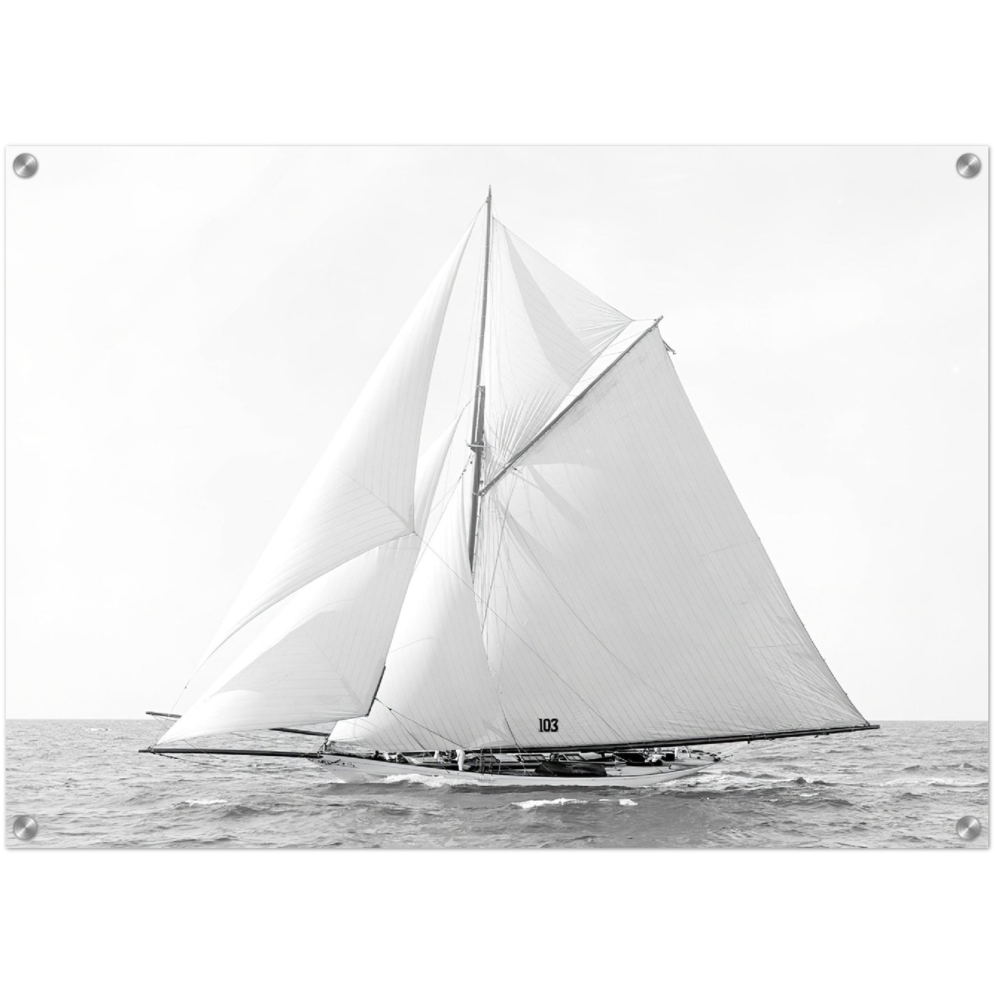 Acrylic Print vintage Classic Sailboat Photo - Posterify