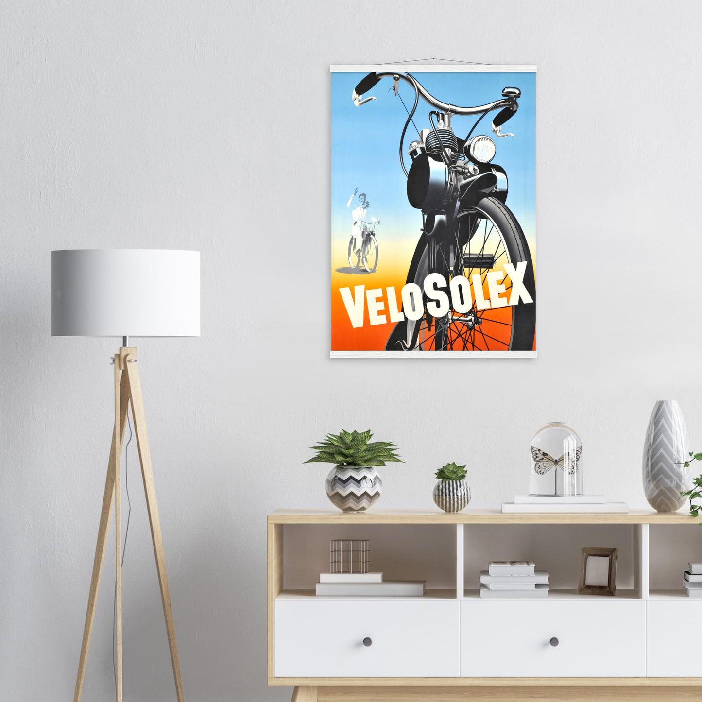 Vintage Poster Reprint, Velo Solex, Wall Art on Premium Paper - Posterify