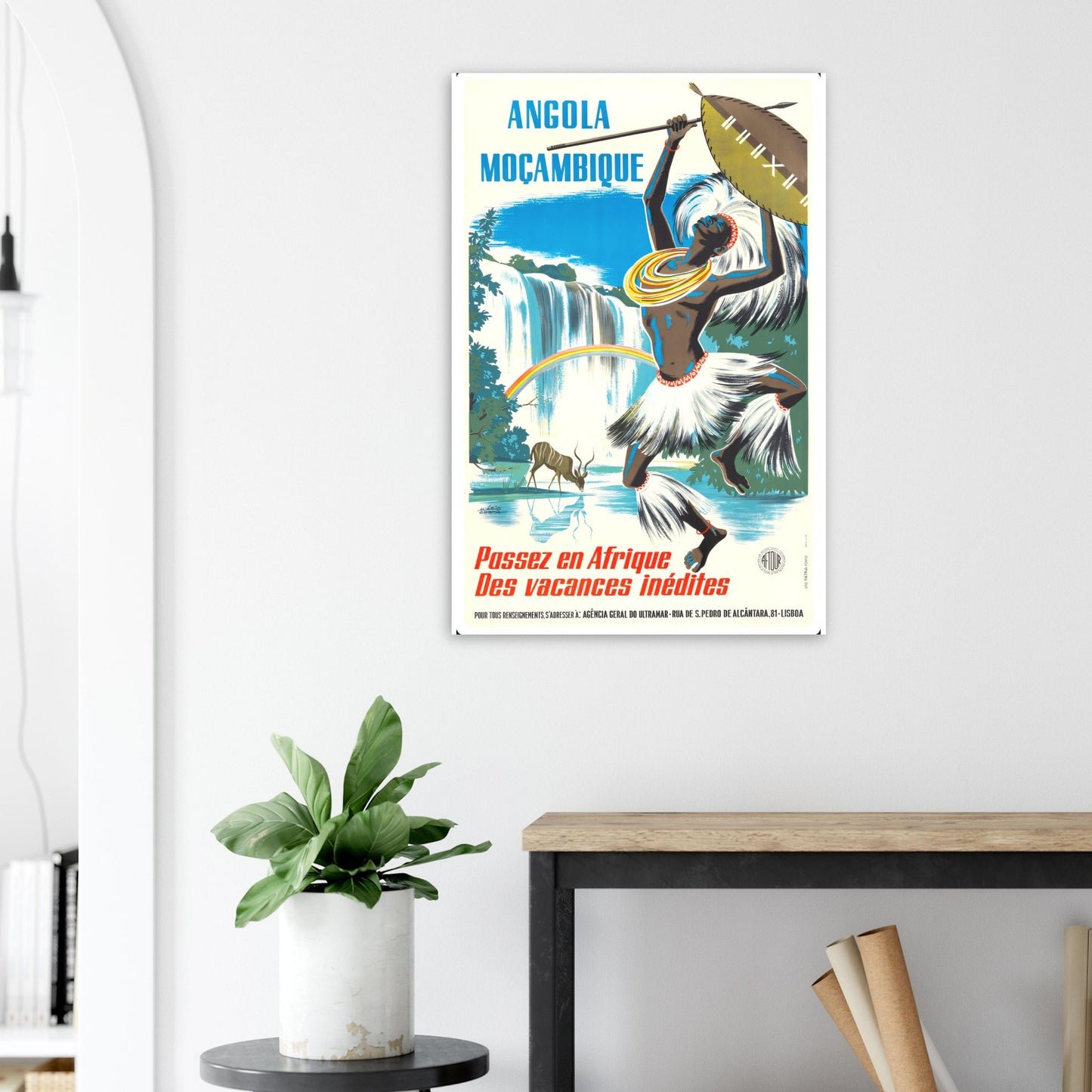 Africa Vintage poster reprint on Premium Matte Paper - Posterify