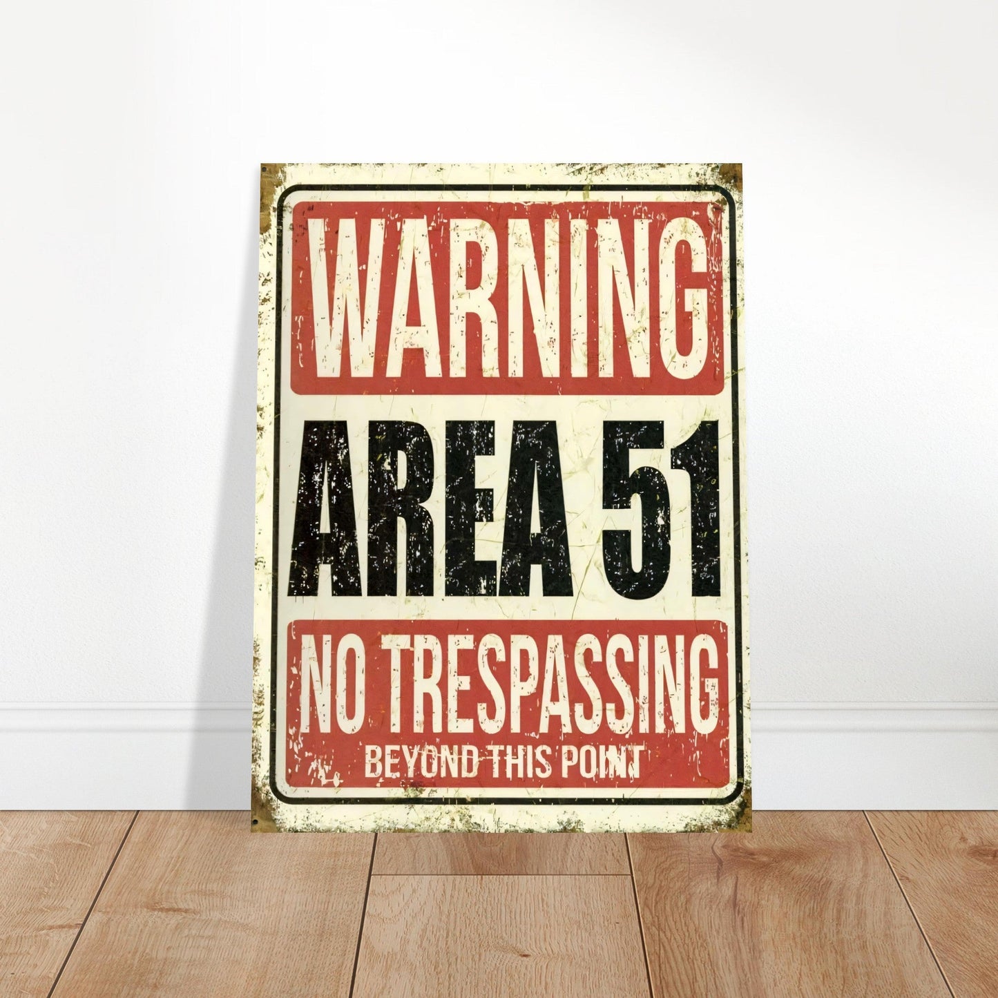 Area 51 UFO Aluminum Print - Posterify