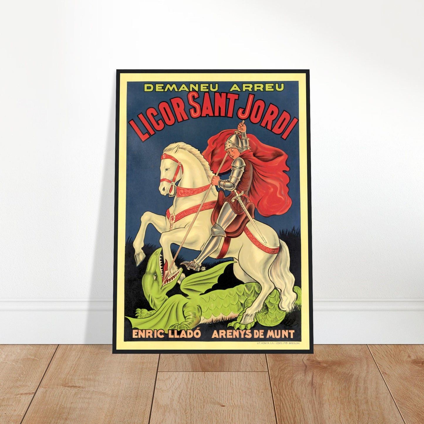 Vintage Poster reprint on premium matte paper - Posterify