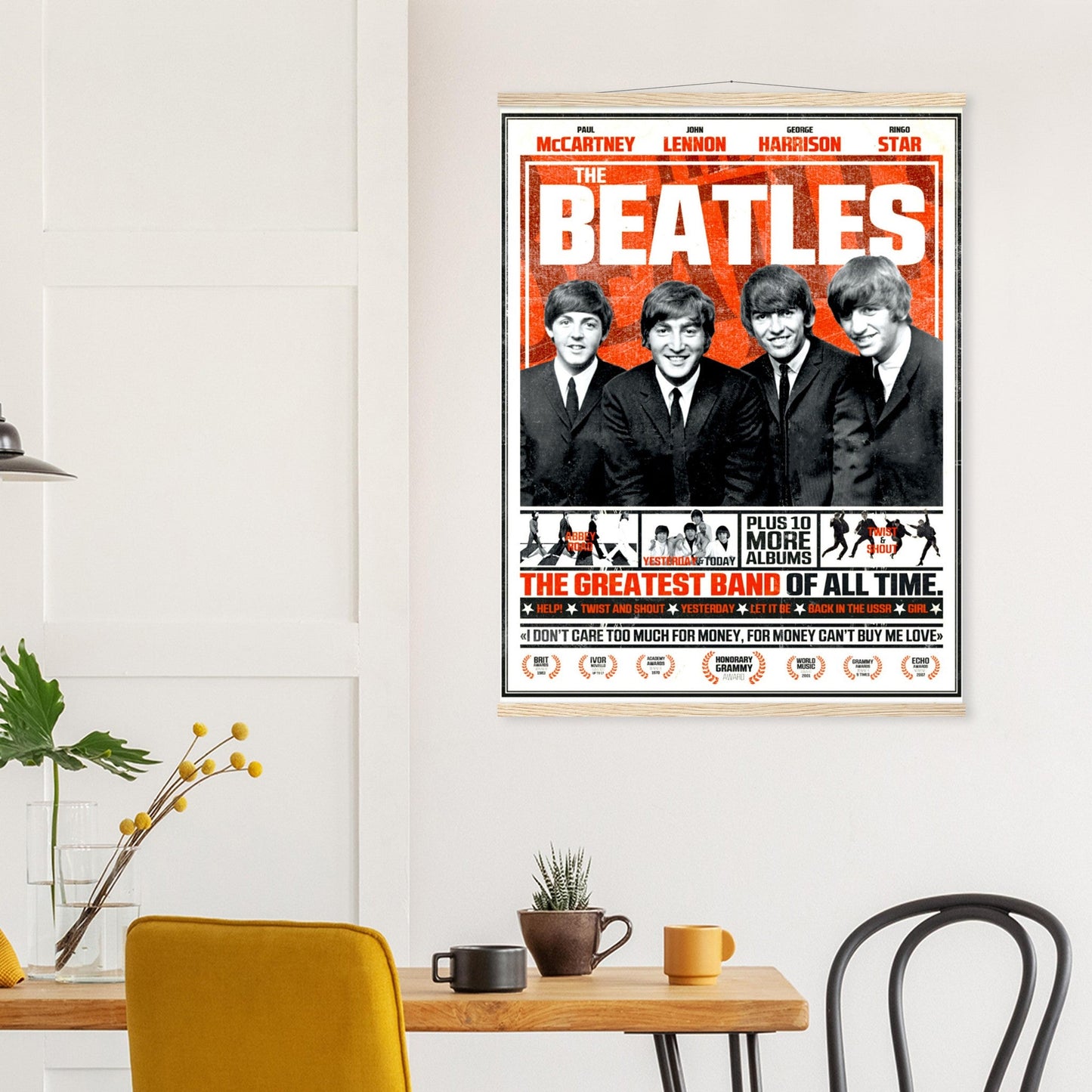 Beatles Vintage Poster Reprint on Premium Matte Paper - Posterify