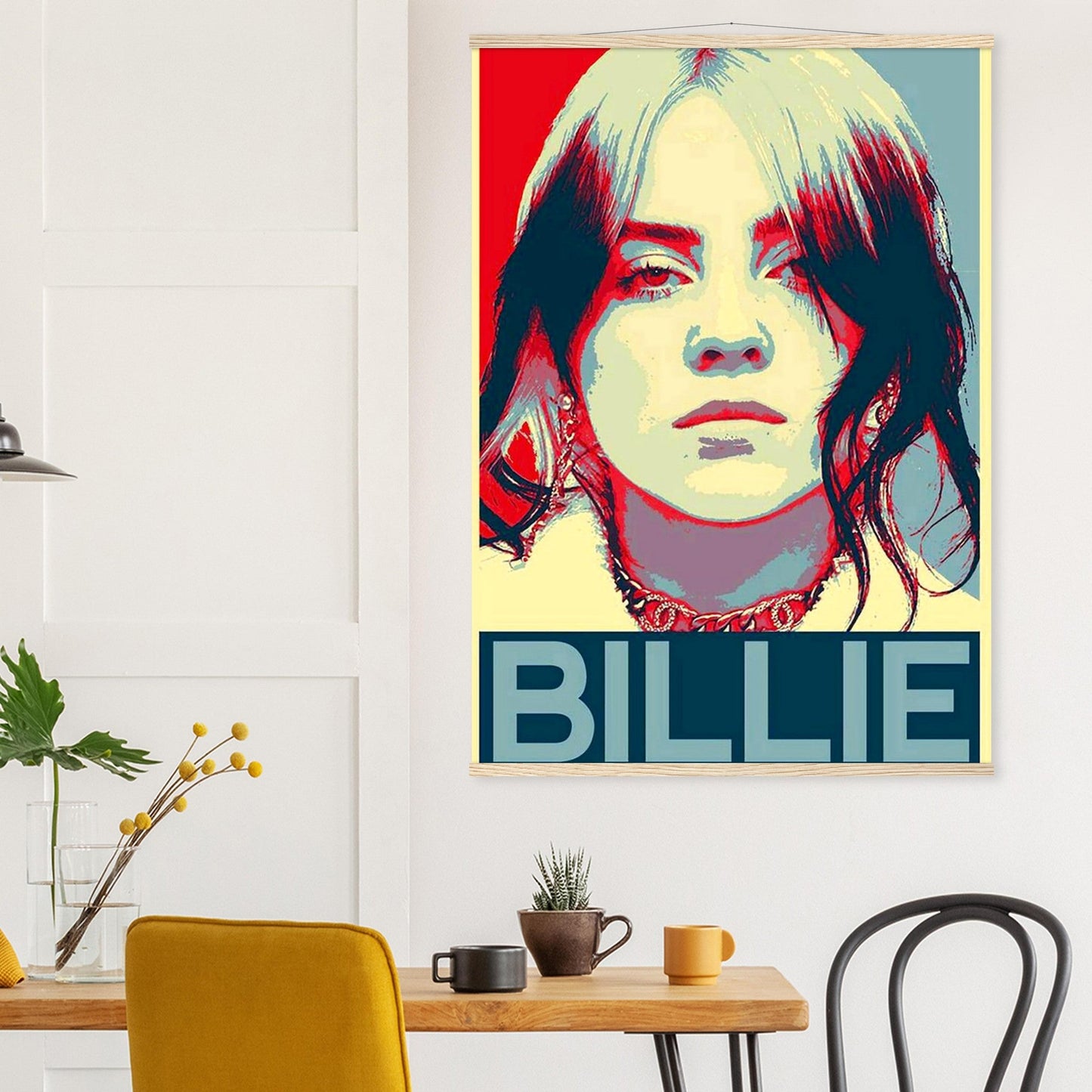 Billie Vintage Poster Reprint on Premium Matte Paper - Posterify