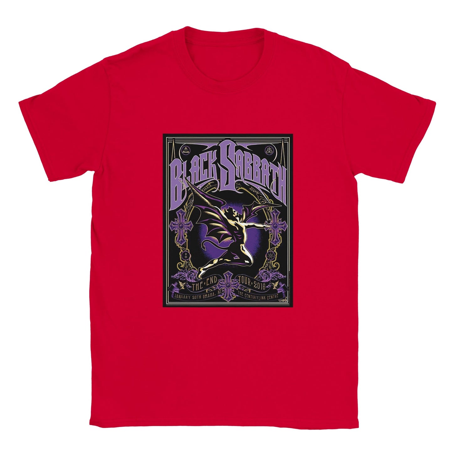 Black Sabbath Classic Unisex Crewneck T - shirt - Posterify