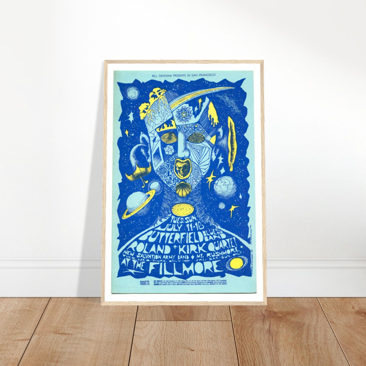 Vintage Poster Reprint, Butterfield Blues Band, Wall Art on Premium Paper - Posterify