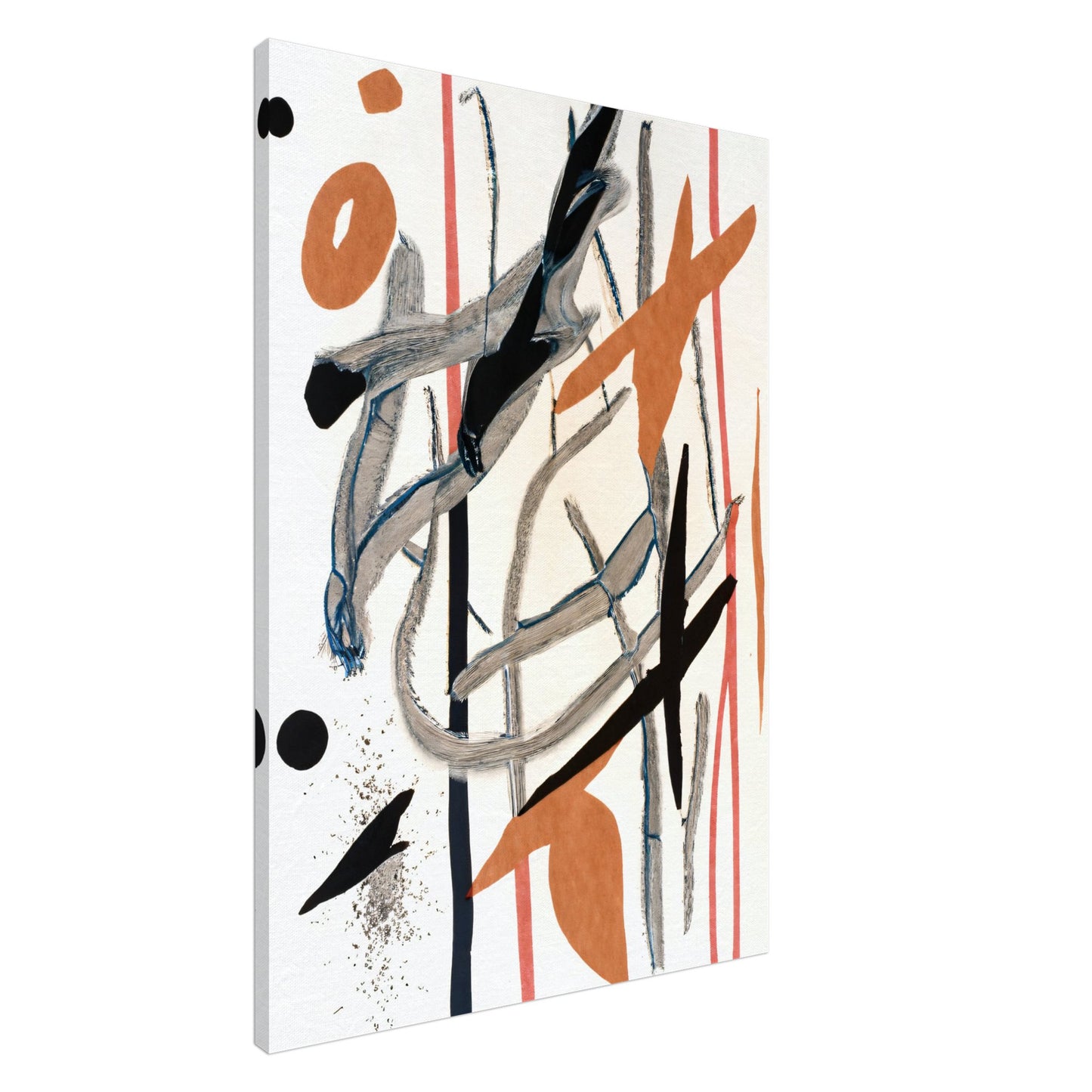 Canvas Print, abstract painting on rice paper by posterify design. - Posterify