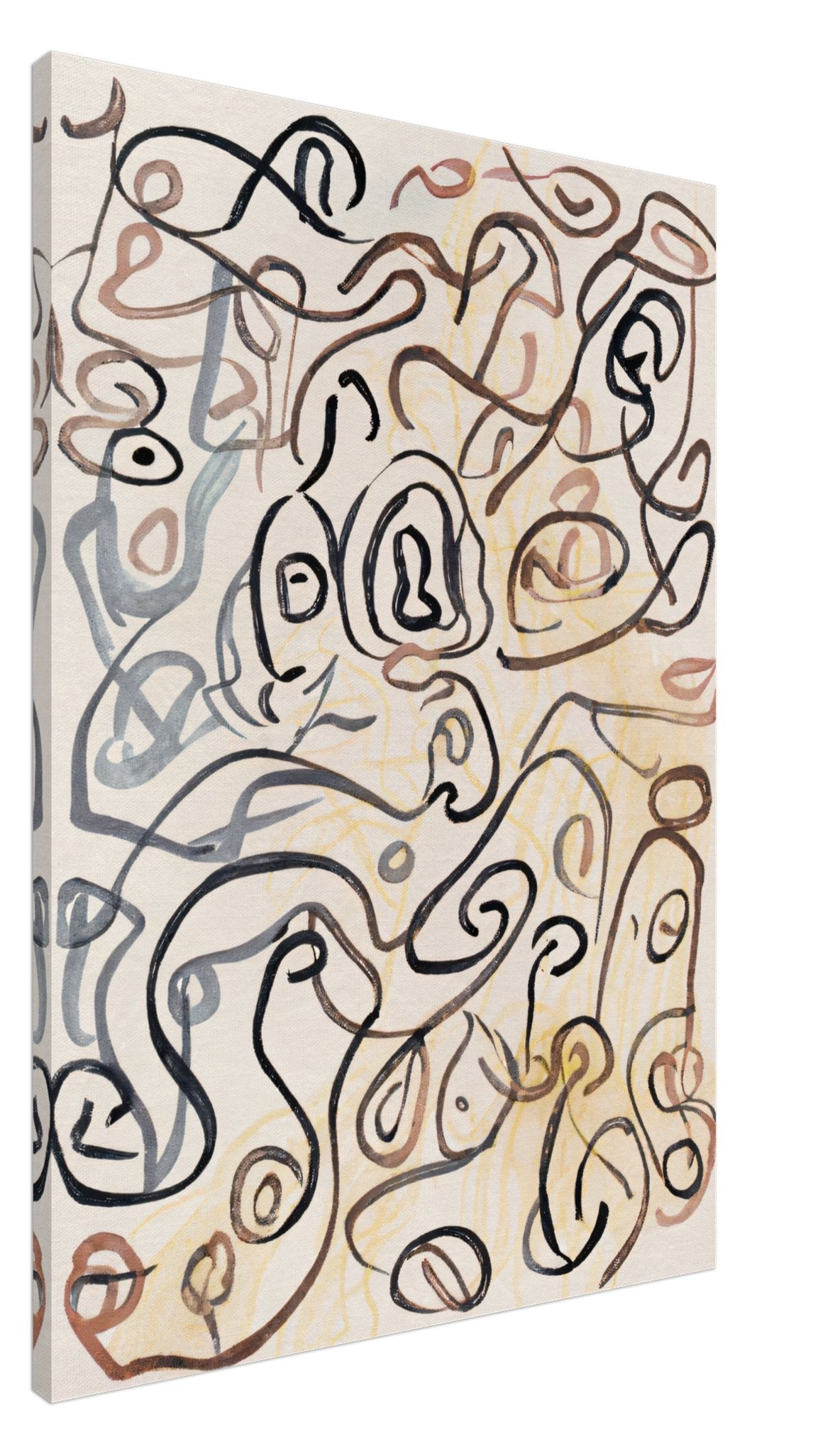 Canvas Print with line drawing by Posterify Design - Posterify