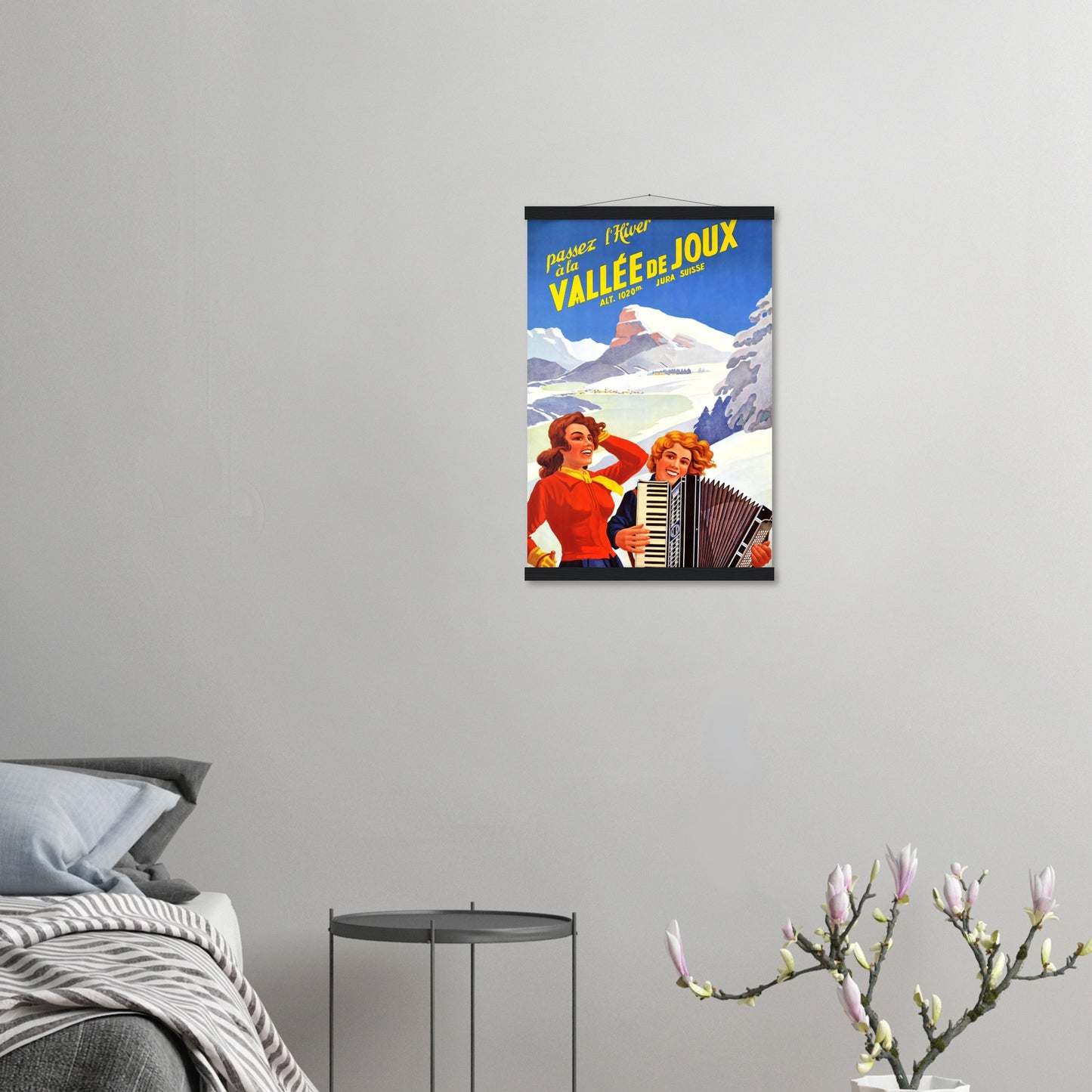 Vintage Poster Reprint, Vallée de Joux, Wall Art on Premium Paper - Posterify