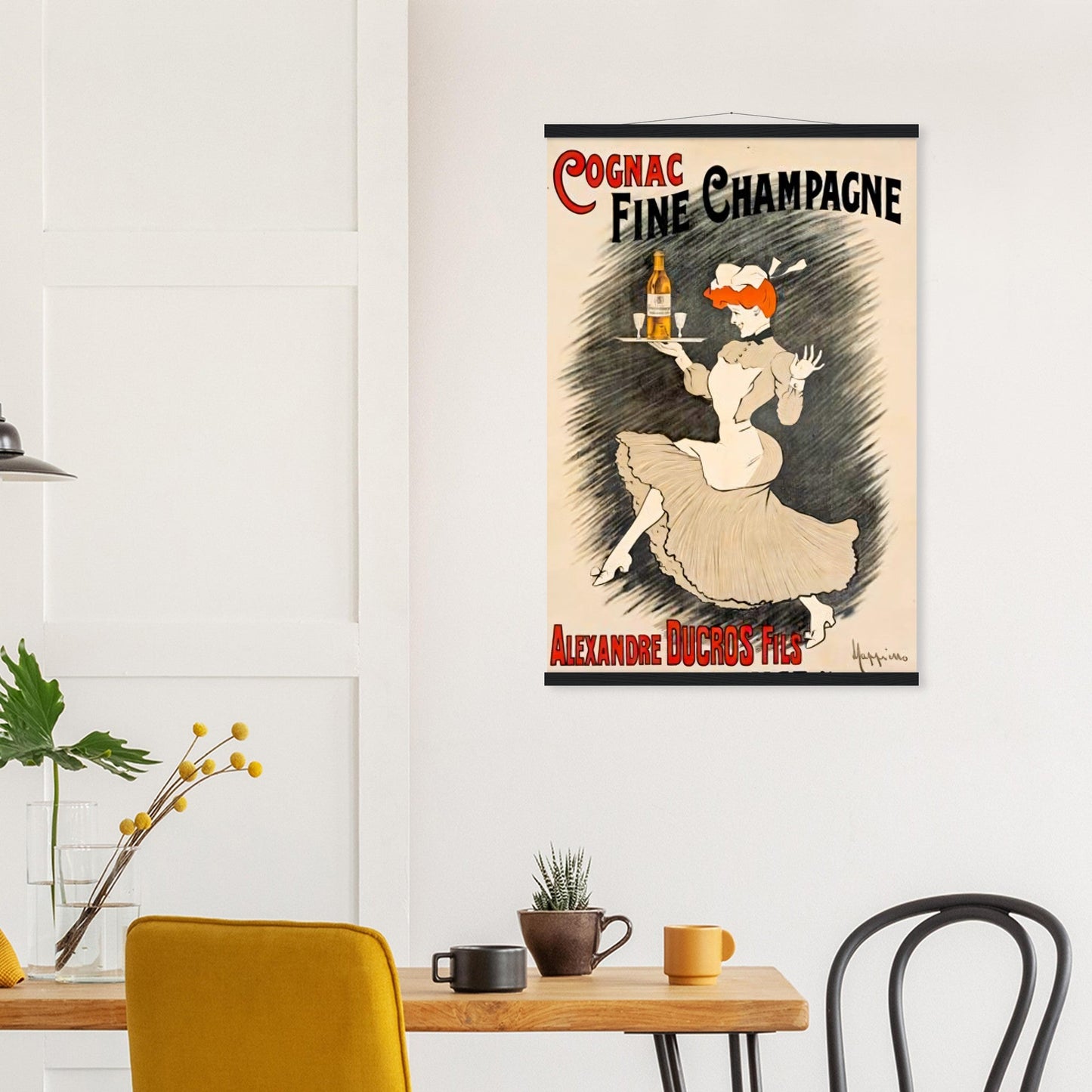 Cognac Vintage Poster Reprint on Premium Matte Paper - Posterify
