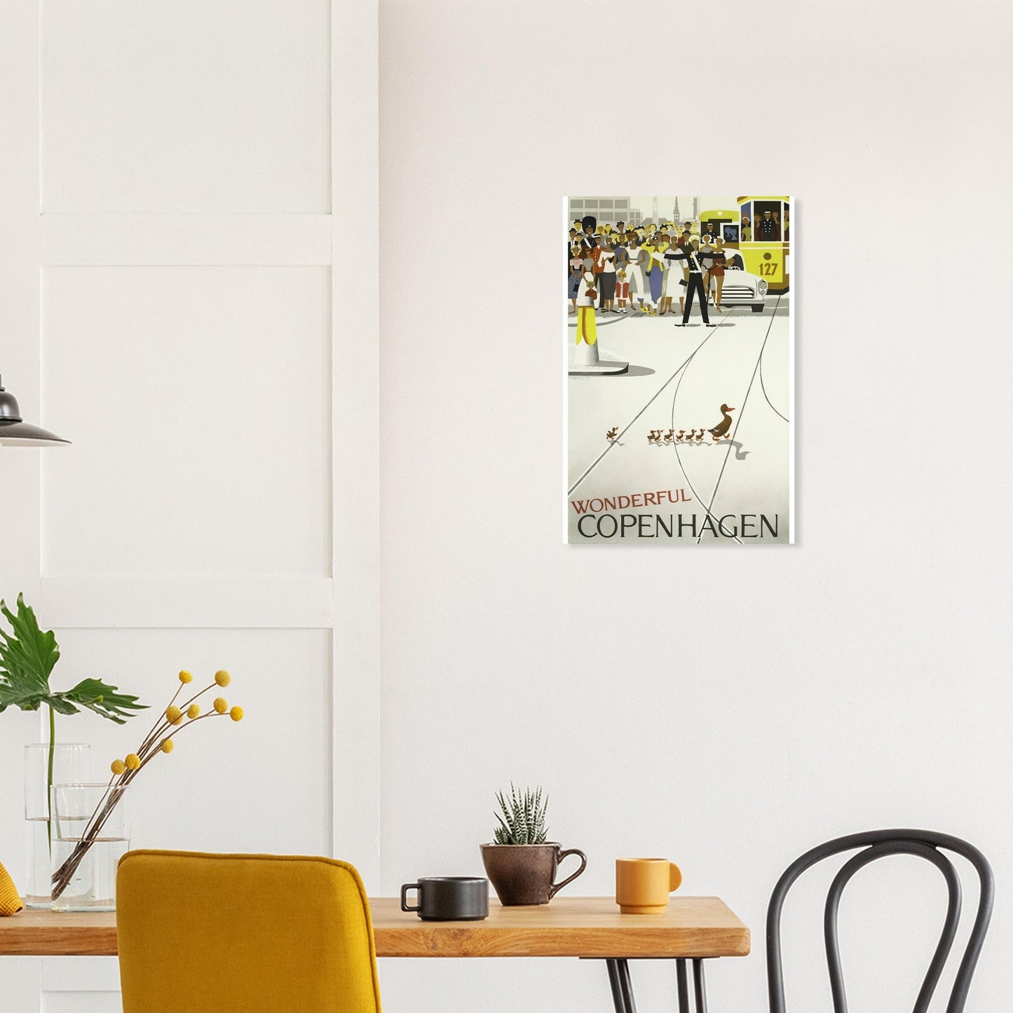 Copenhagen Vintage Poster Reprint on Premium Matte Paper - Posterify