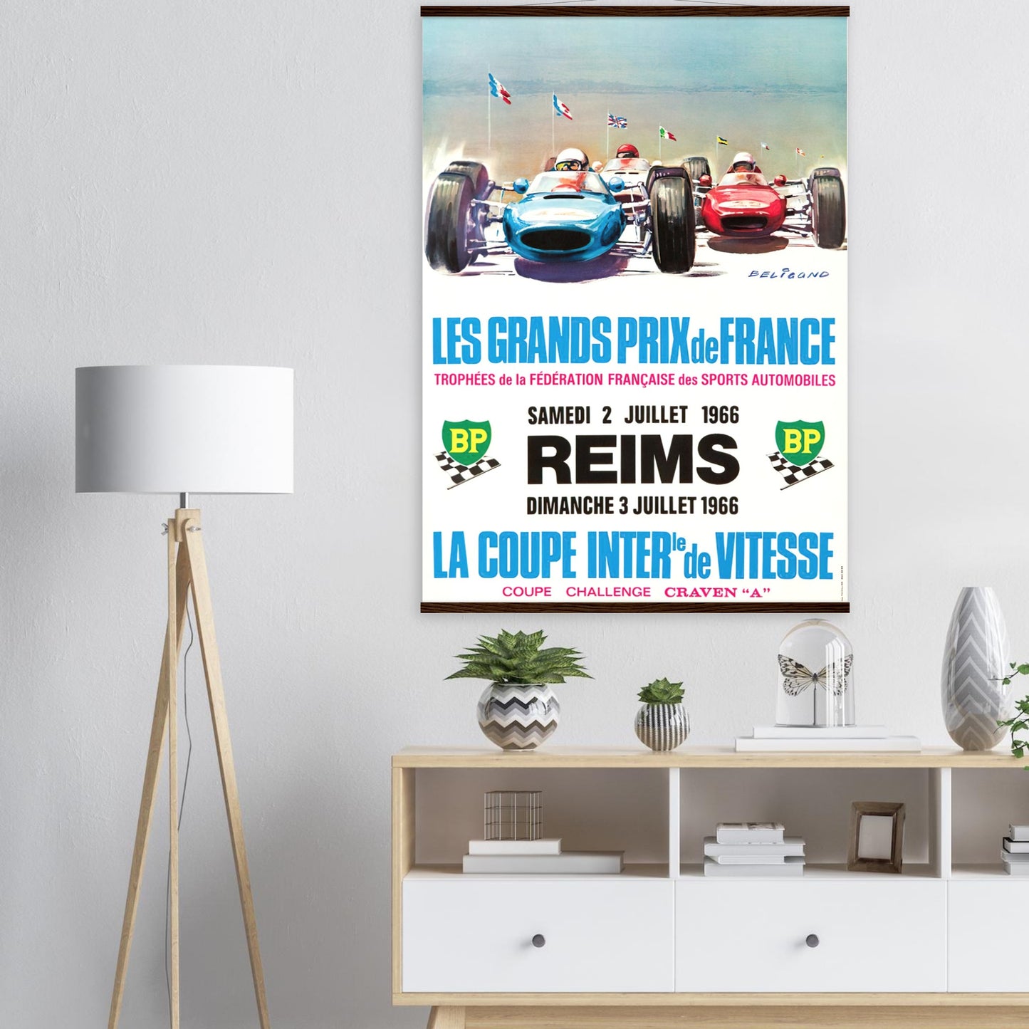 Reims Vintage Poster Reprint on Premium Matte Paper - Posterify