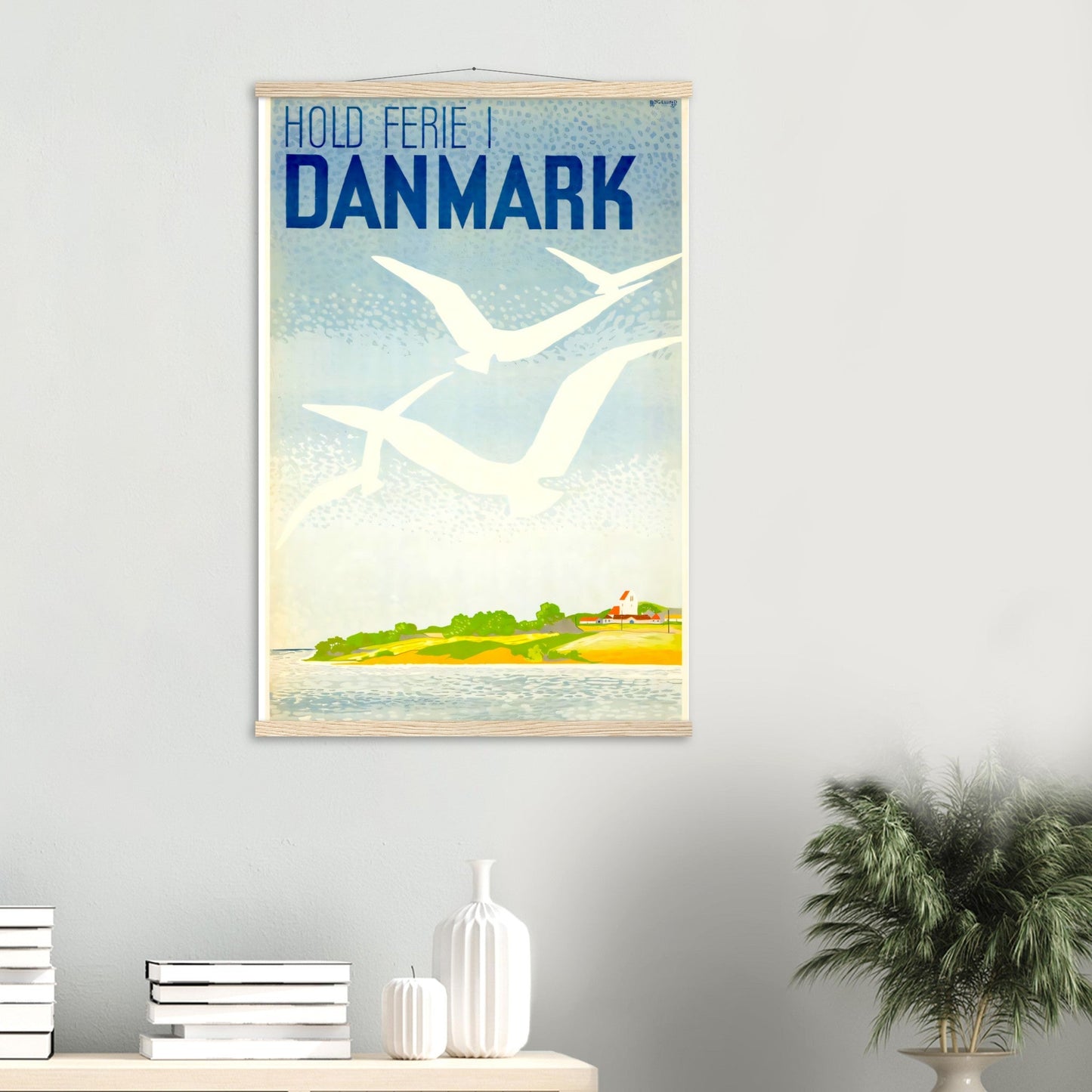 Denmark Vintage Poster Reprint on Premium matte paper - Posterify