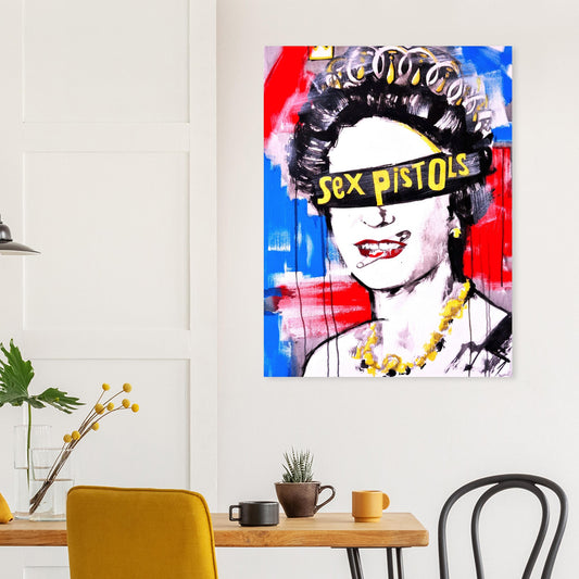 Sex Pistols Vintage Poster Reprint on Premium Matte Paper - Posterify