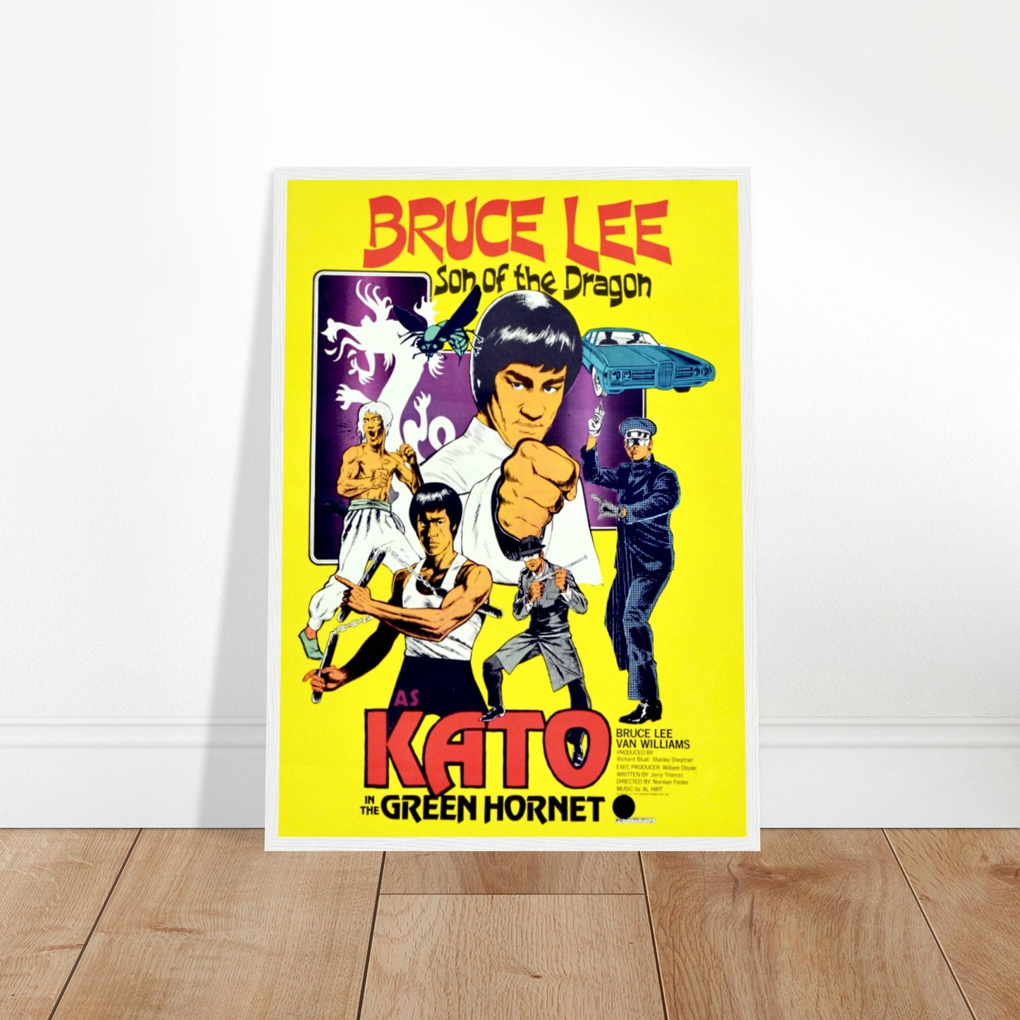 Bruce Lee Vintage Poster Reprint on Premium Matte Paper - Posterify