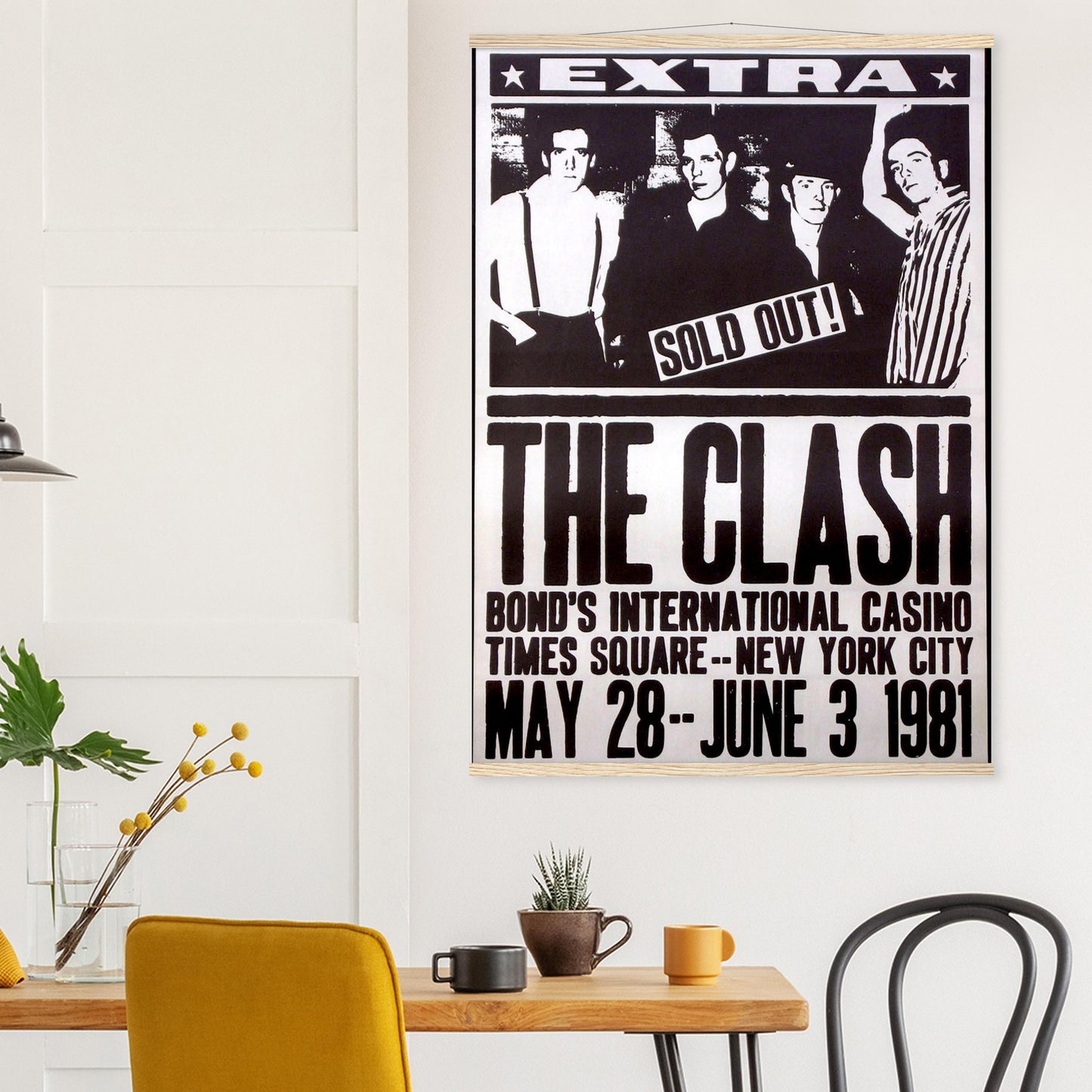 The Clash Vintage Poster Reprint on Premium Matte Paper - Posterify
