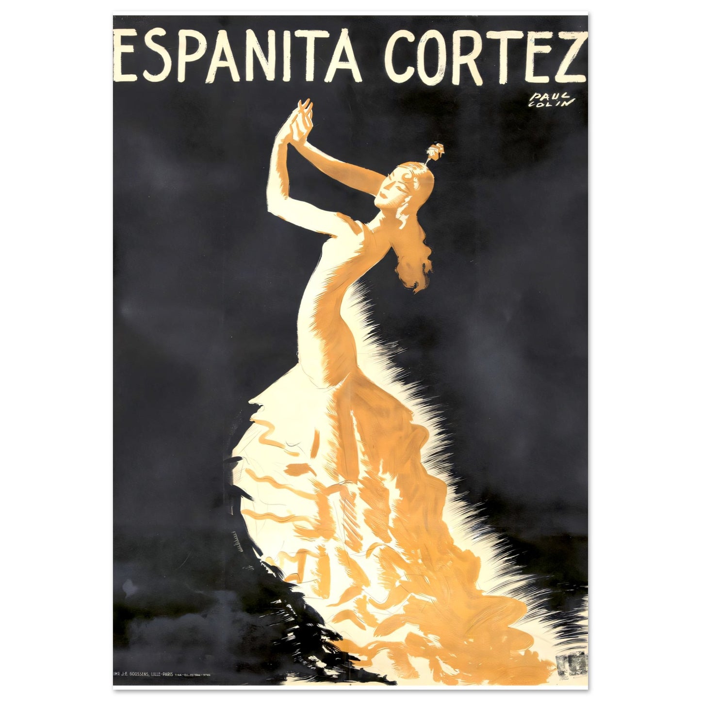 Espinita Cortez Vintage poster reprint on Premium Matte Paper - Posterify