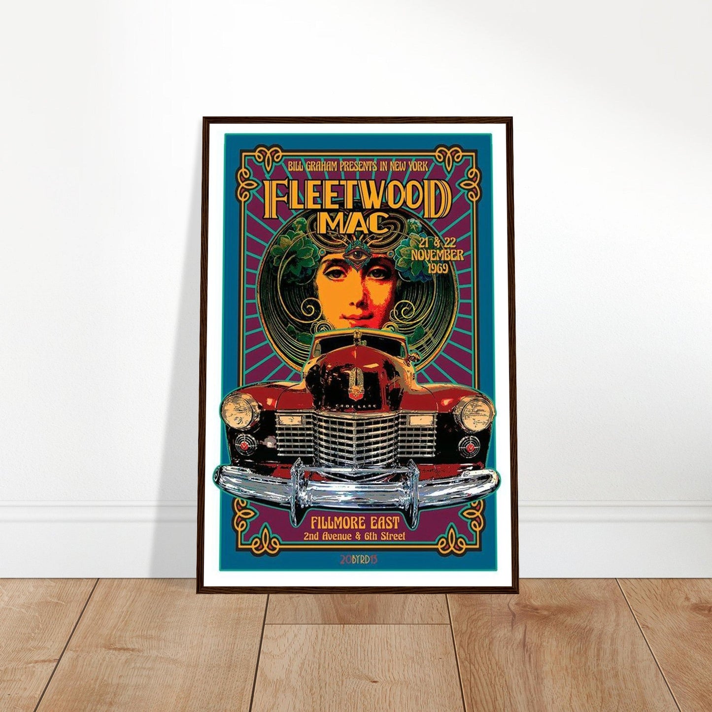 Fleetwood Mac Vintage Reprint Poster on Premium Matte Paper - Posterify