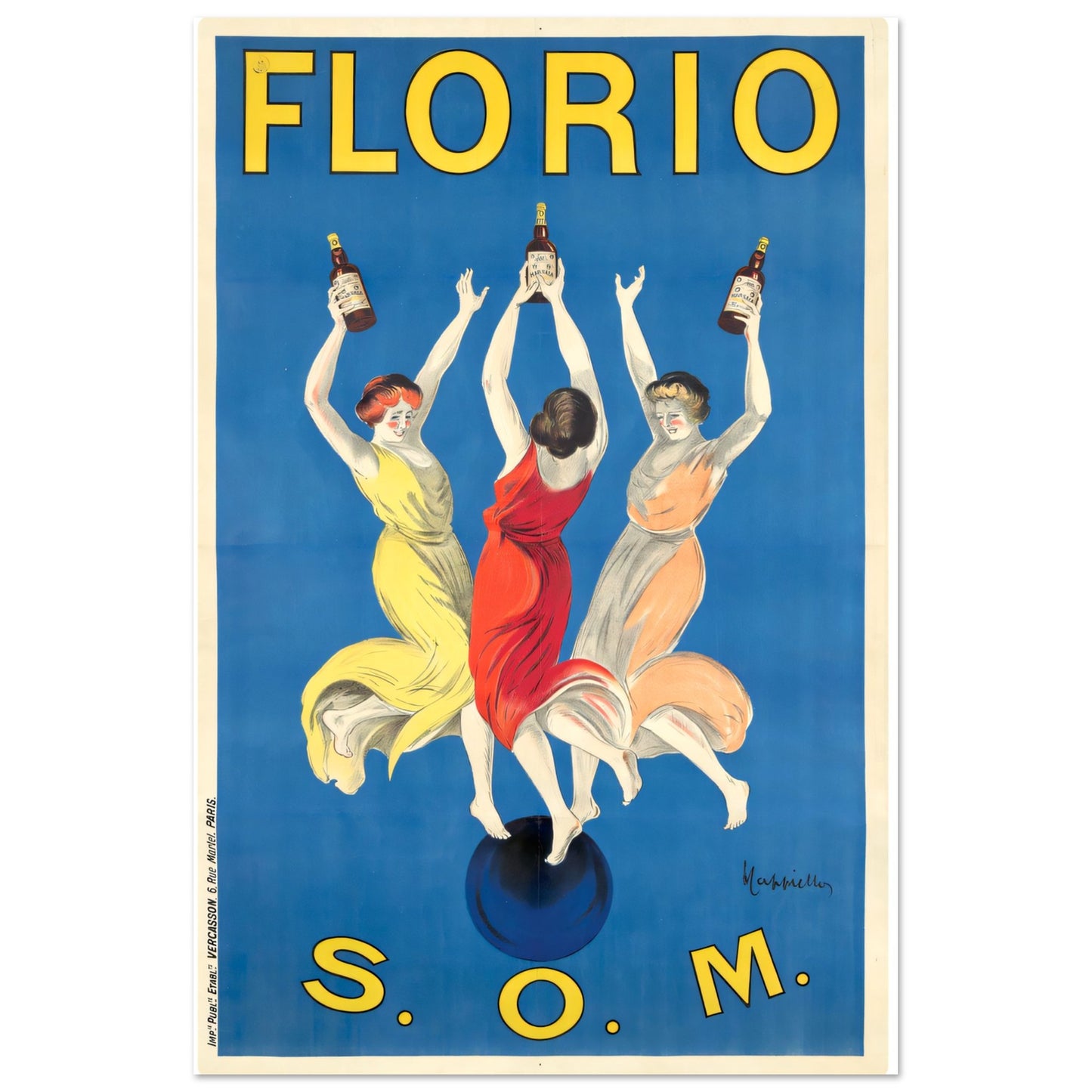 Florio Vintage poster reprint on Premium Matte Paper - Posterify