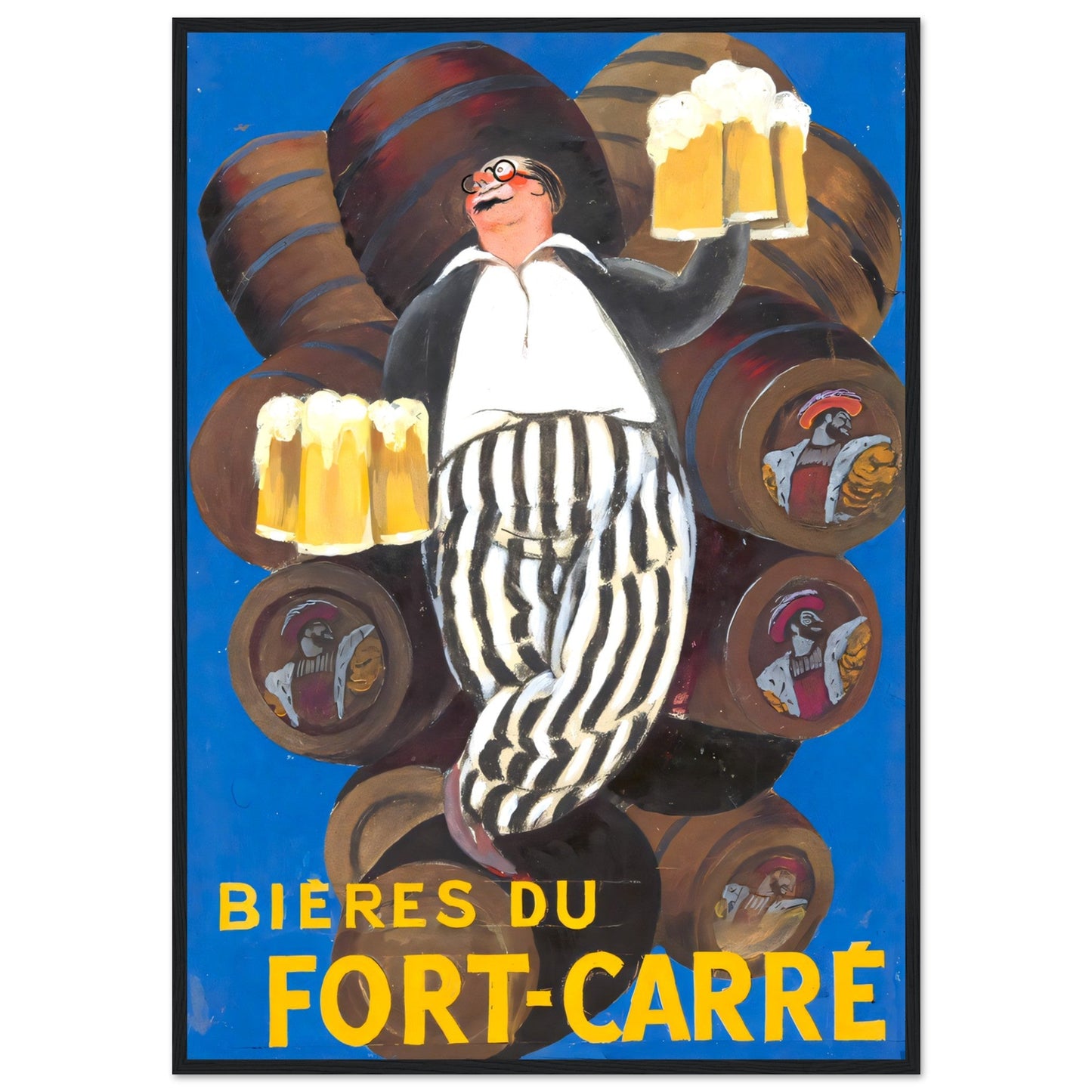Fort Carré Vintage poster reprint on Premium Matte Paper - Posterify