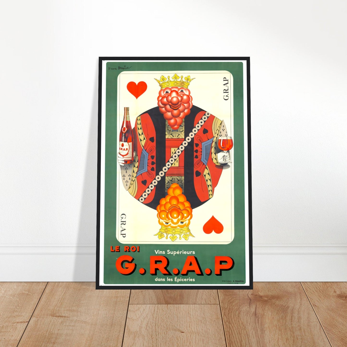 GRAP Vintage Poster Reprint on Premium Matte Paper - Posterify