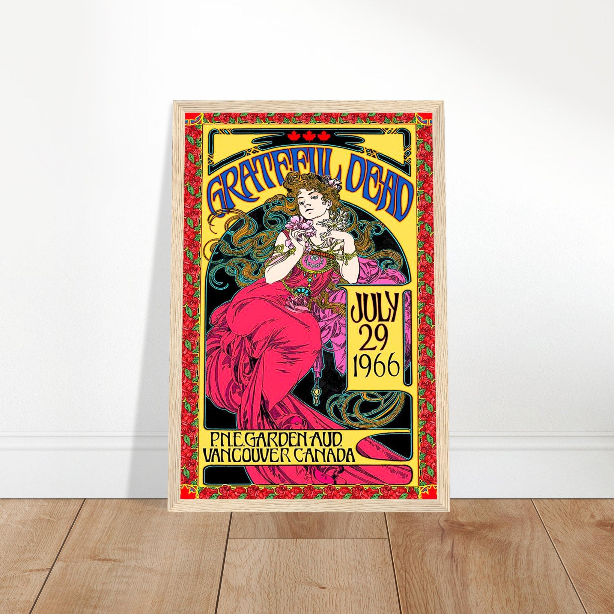 Grateful Dead Vintage Poster Reprint on Premium Matte Paper