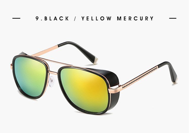 Hillside Square Sunglasses Steampunk Men Women Fashion Glasses Brand Designer Retro Vintage Sunglasses Punk UV400 - Posterify