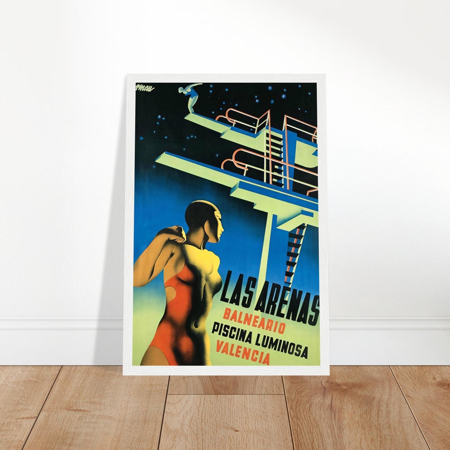 Las Arenas Vintage Poster Reprint on Premium Matte Paper - Posterify