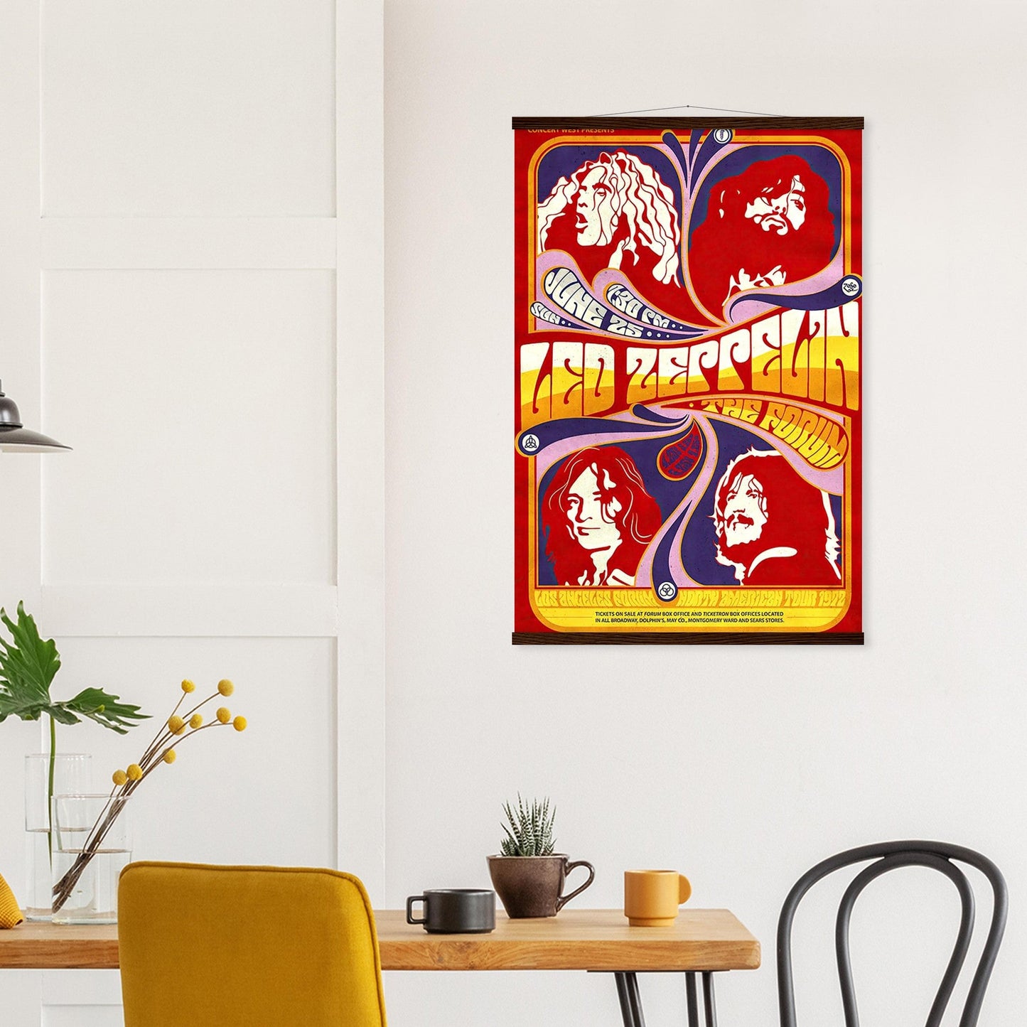 Led Zeppelin Vintage Poster Reprint on Premium Matte Paper - Posterify