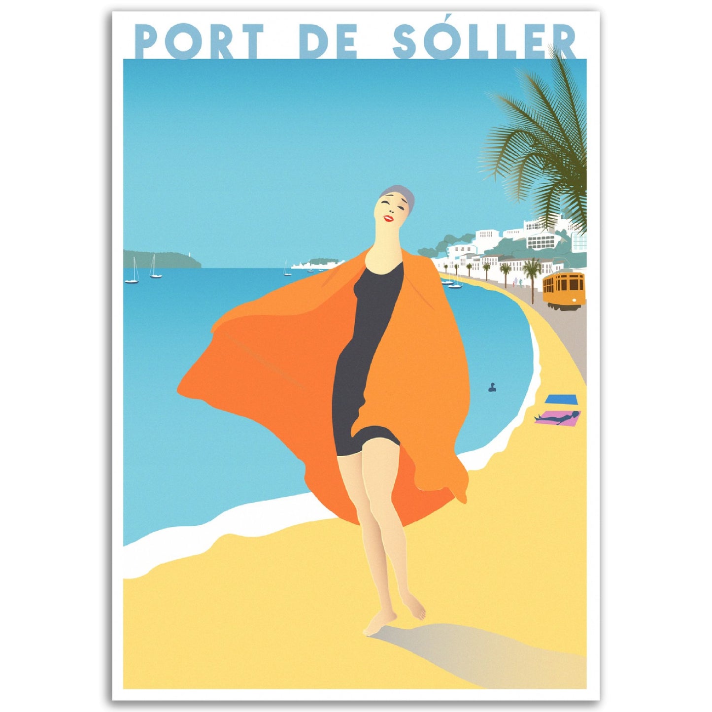 Sóller, Mallorca, vintage Poster by Posterify Design on Classic Matte Paper - Posterify