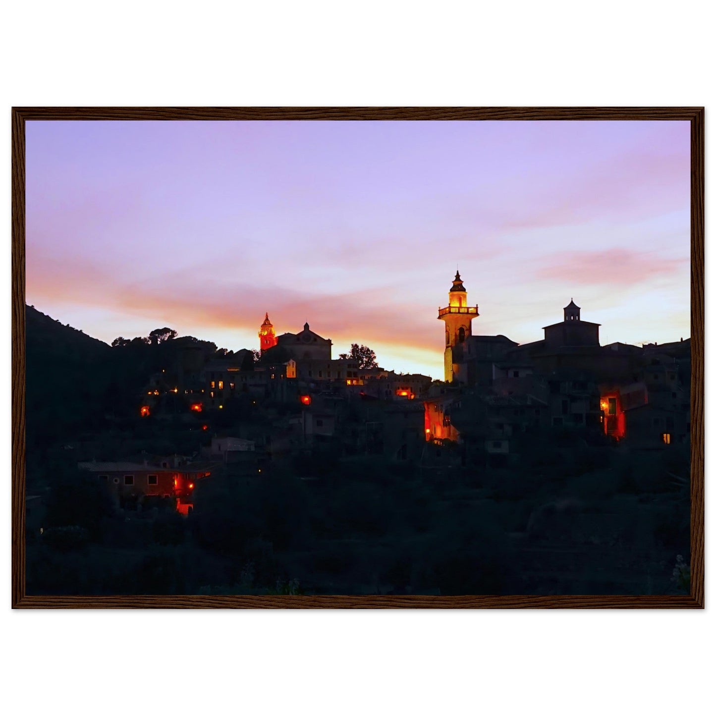 Valldemossa, Mallorca, Spain, Wooden Framed Poster - Posterify