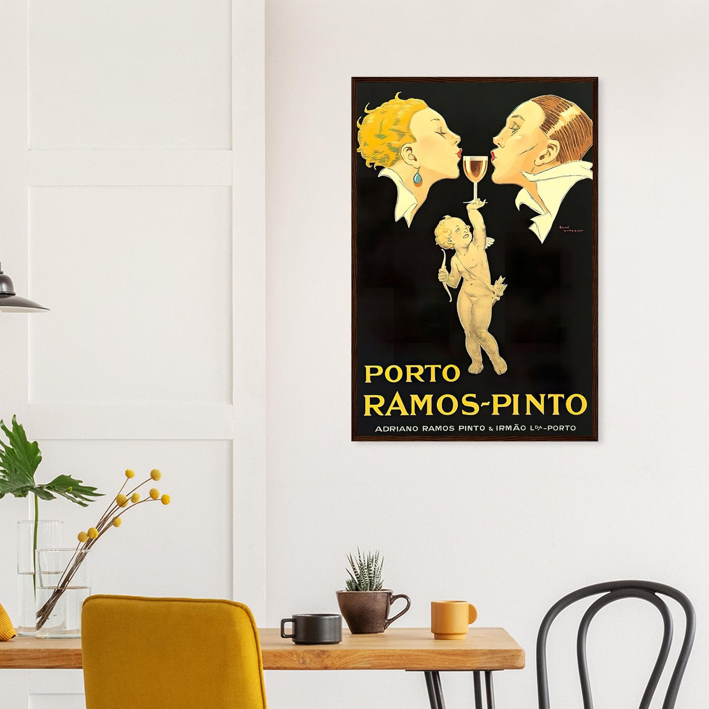 Vintage Original Reprint Poster in Wooden Frame - Posterify