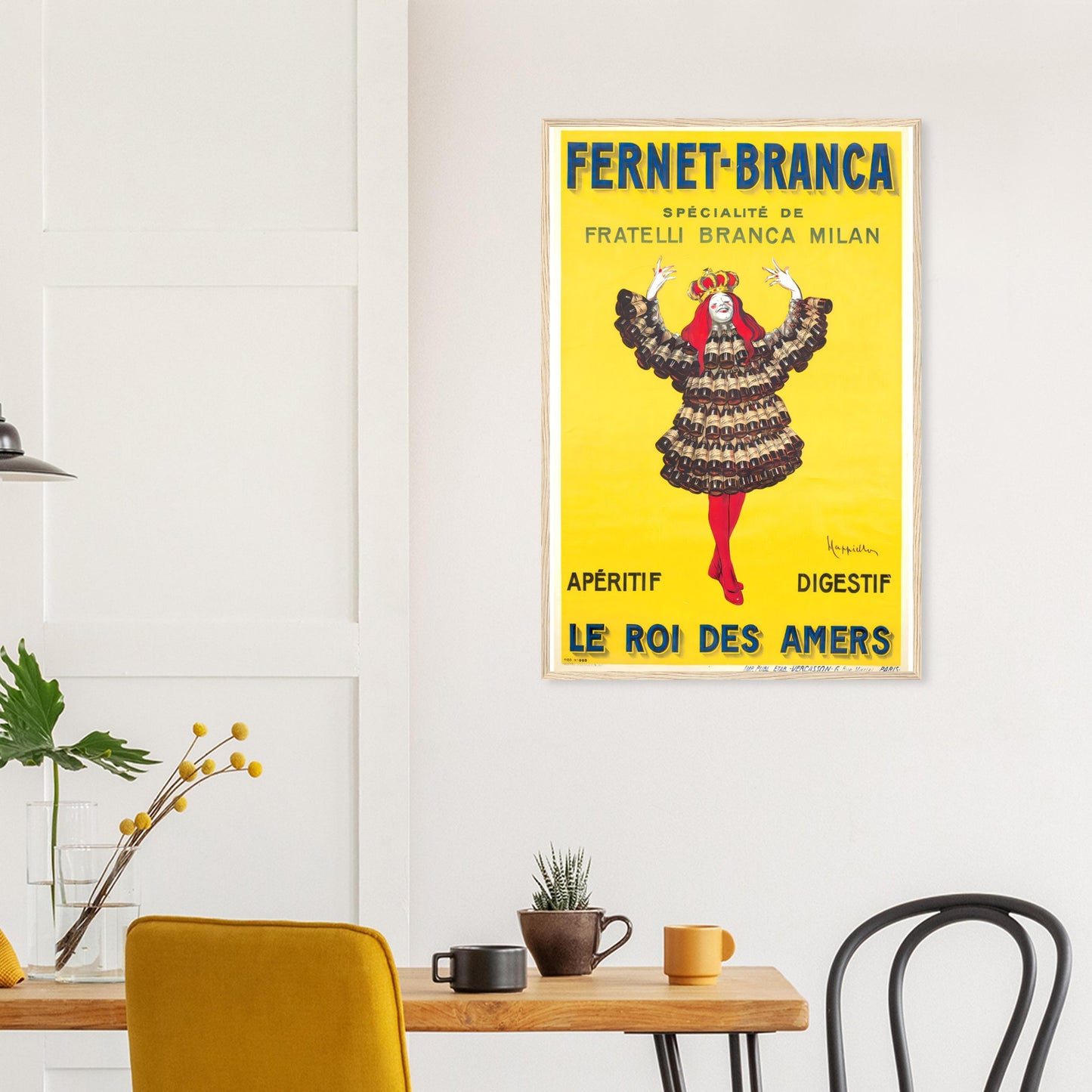 Vintage Original Reprint Poster in Wooden Frame - Posterify