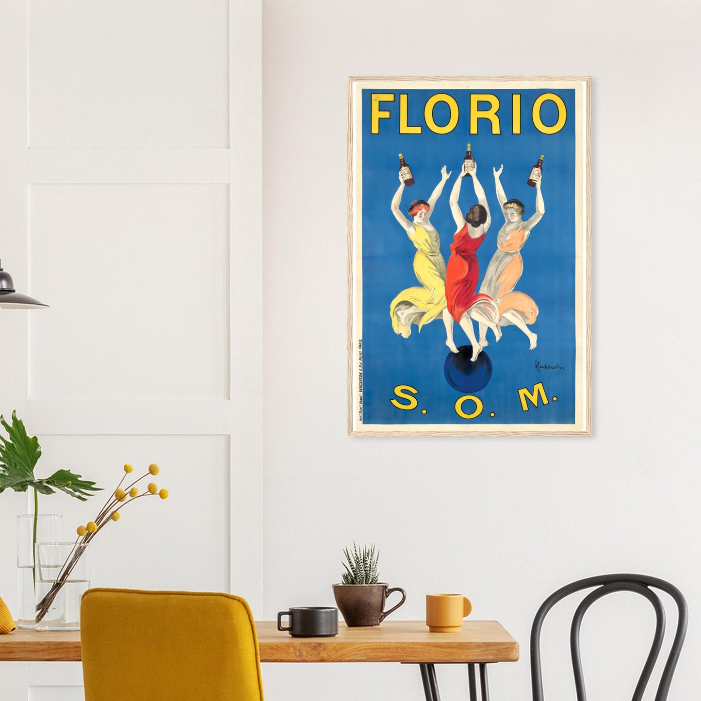 Vintage Original Reprint Poster in Wooden Frame - Posterify