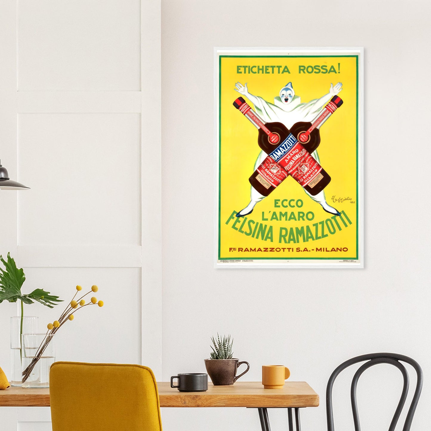 Vintage Original Reprint Poster in Wooden Frame - Posterify