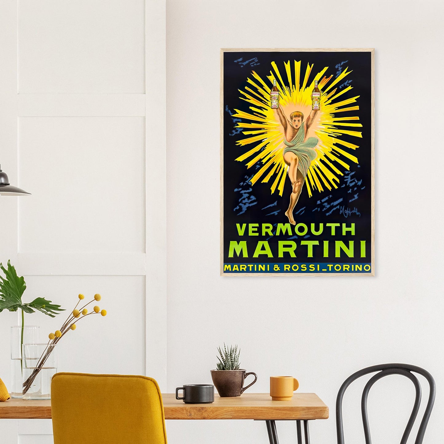 Vintage Original Reprint Poster in Wooden Frame - Posterify