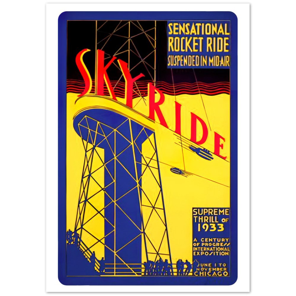 Vintage Poster on Matte Premium Paper - Posterify