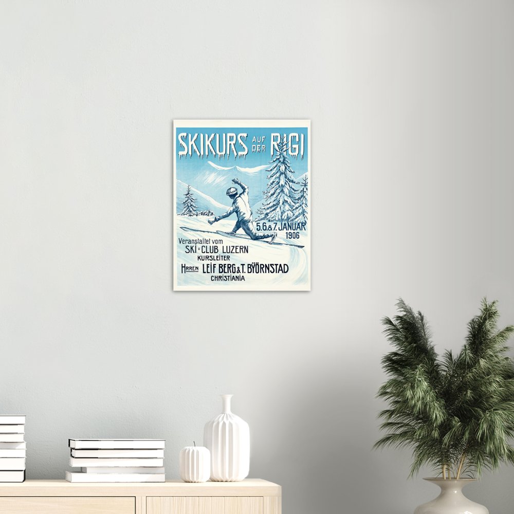 Vintage Poster on Premium Matte Paper - Posterify