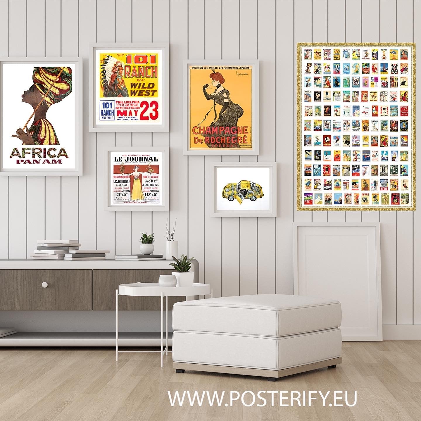 Vintage Poster on Premium Matte Paper - Posterify