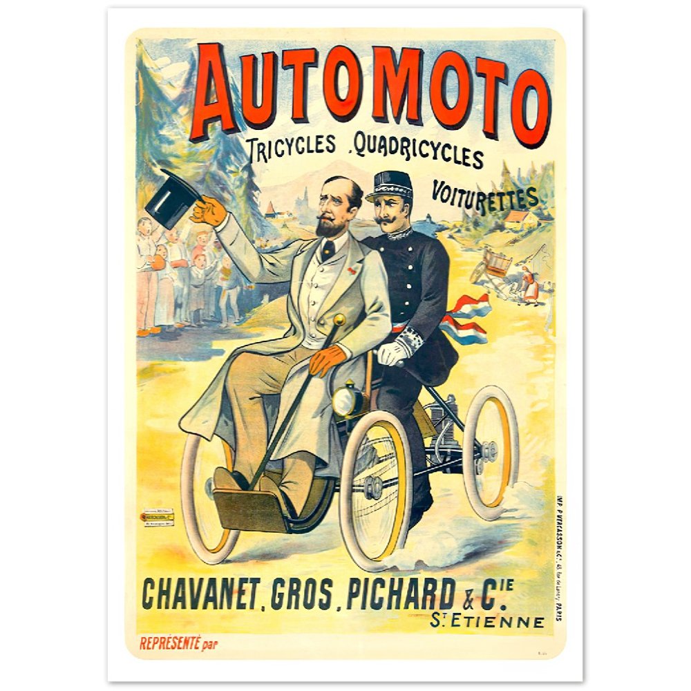 Vintage Poster on Premium Matte Paper - Posterify